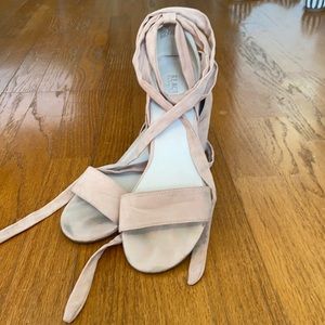 Tie at the ankle heels